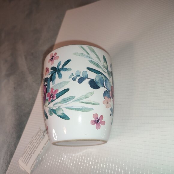 Be Joyful in Hope Floral Mug Flowers Coffee Mug Ceramic Purple Pink academia - Picture 6 of 7